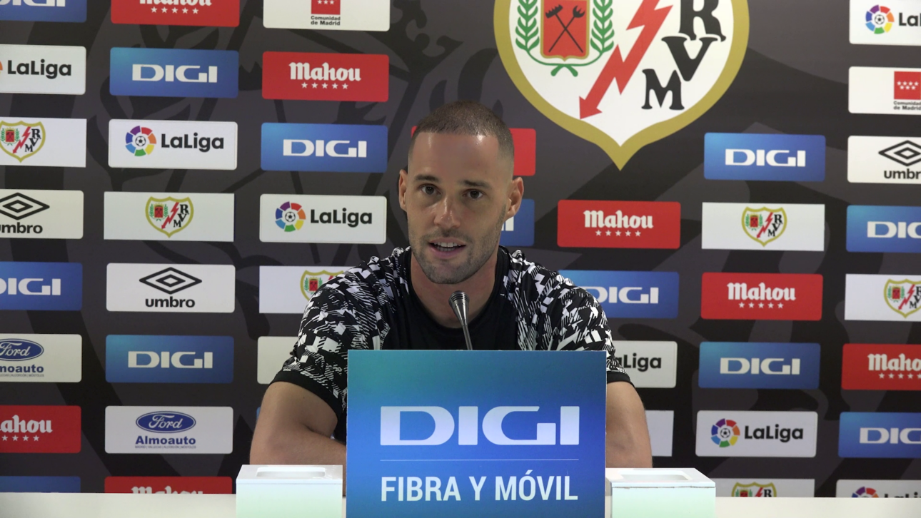 Mario Suárez, jugador del Rayo Vallecano, repasa la actualidad del equipo en nuestra DIGI Talks.