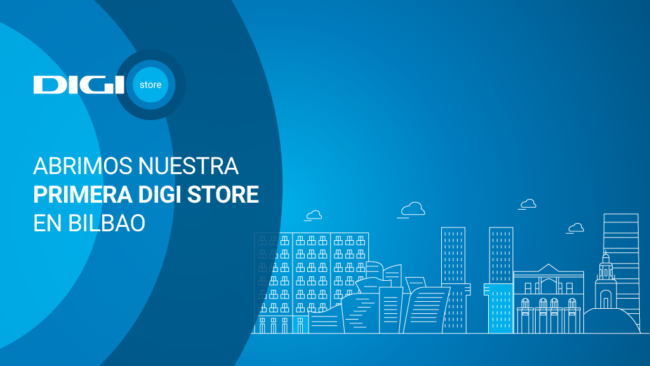 DIGI abre su primera DIGI Store en Bilbao.