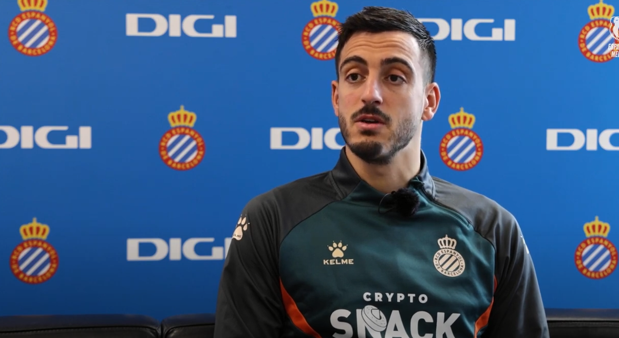 Joselu Mato, jugador del RCD Espanyol, analiza la emporada en nuestras DIGI Talks