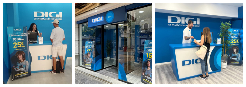 Nuevas DIGI Stores en Salamanca, Barakaldo y Badalona