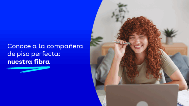 Conoce a la compañera de piso perfecta: nuestra fibra
