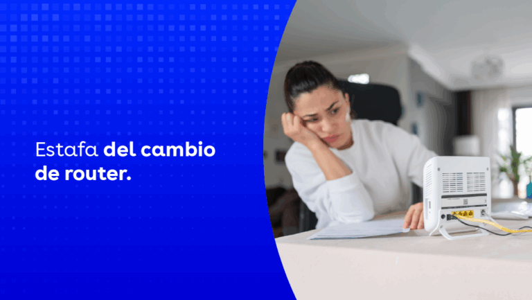 Estafa del cambio de router