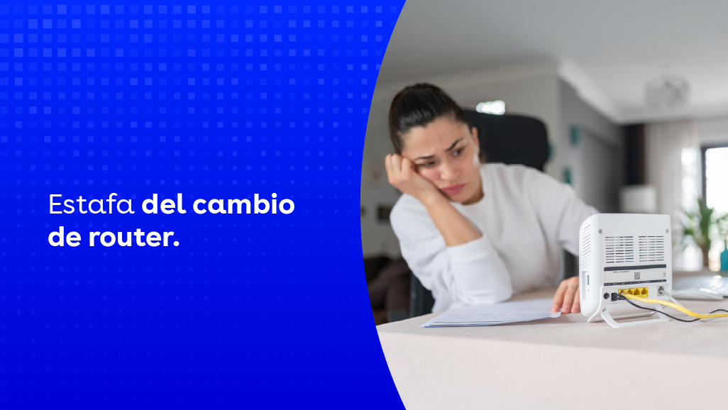 Estafa del cambio de router