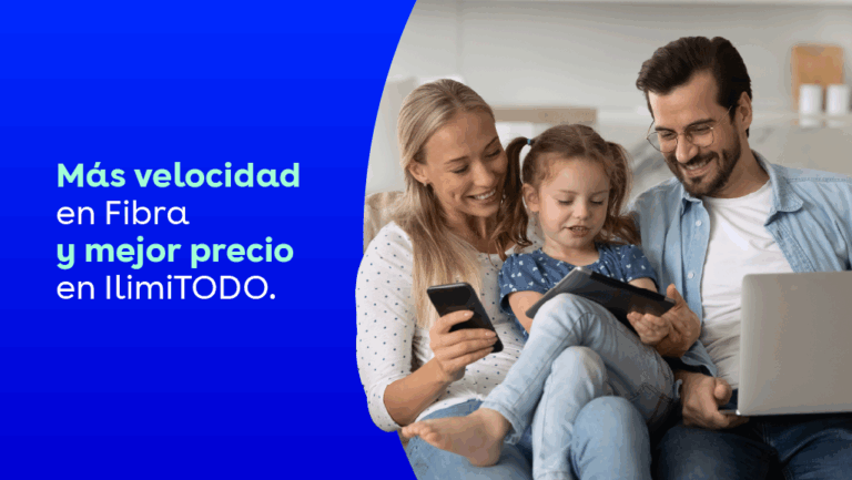 Más velocidad en Fibra y mejor precio en IlimiTODO