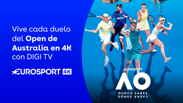 El Open de Australia en 4K con DIGI TV
