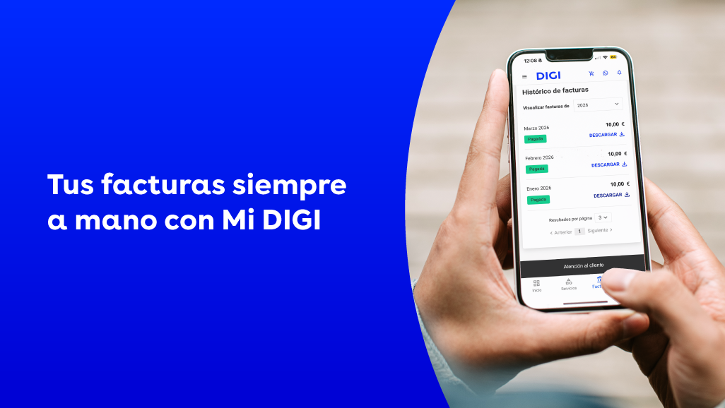 Tus facturas siempre a mano con Mi DIGI