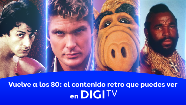 Vuelve a los 80: el contenido retro que puedes ver en DIGI TV
